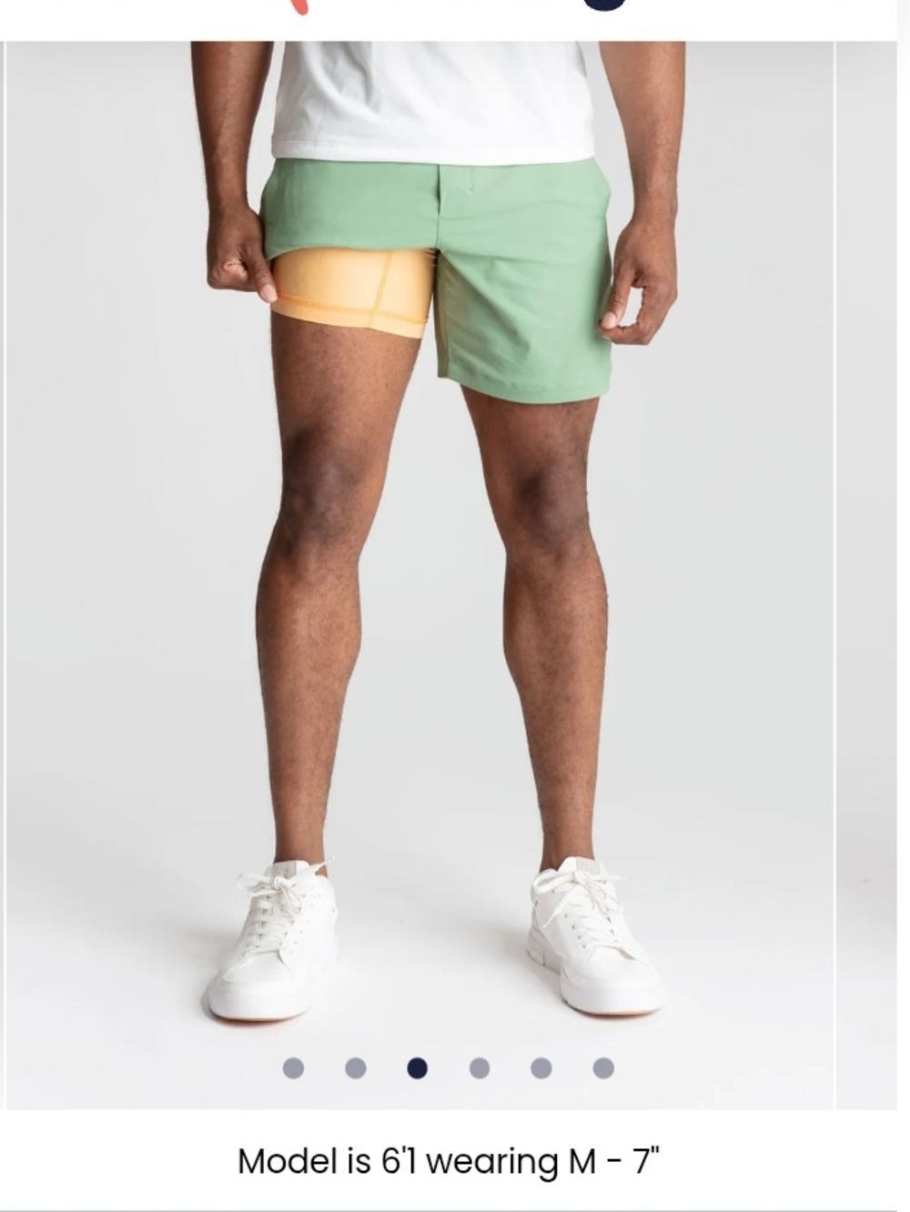 Birddogs                                       Men's 7" Green Performance Shorts